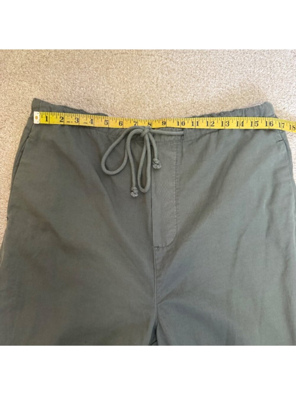 Free People Light Parachute Pants Olive Green Womens Size Small Boho - Picture 10 of 12